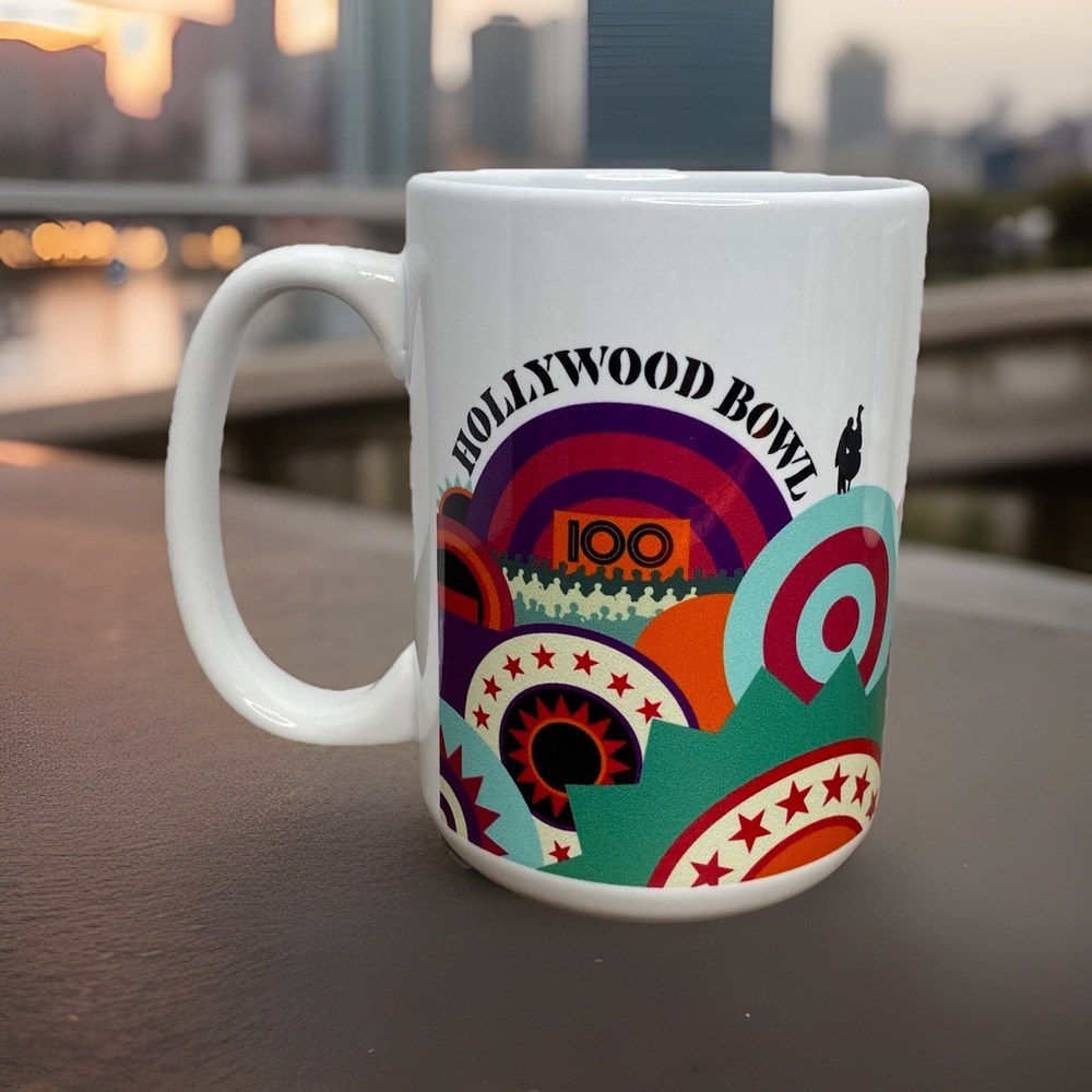 2022 100yr Hollywood Bowl Mug La Phil Gustavo Dudamel Music Artistic Director